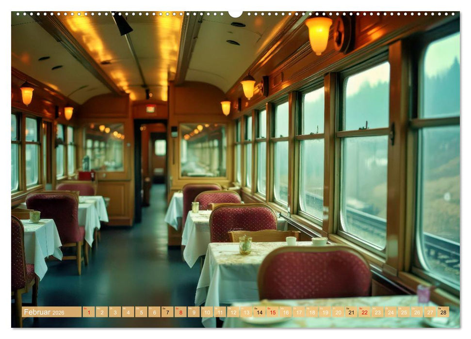 Nostalgiezüge (CALVENDO Premium Wandkalender 2026)