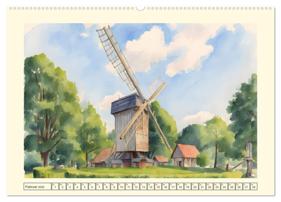 Liebenswerte Stadt Münster (CALVENDO Wandkalender 2026)