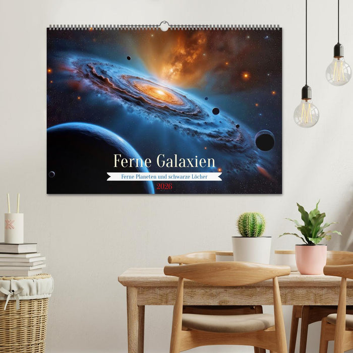 Ferne Galaxien (CALVENDO Wandkalender 2026)