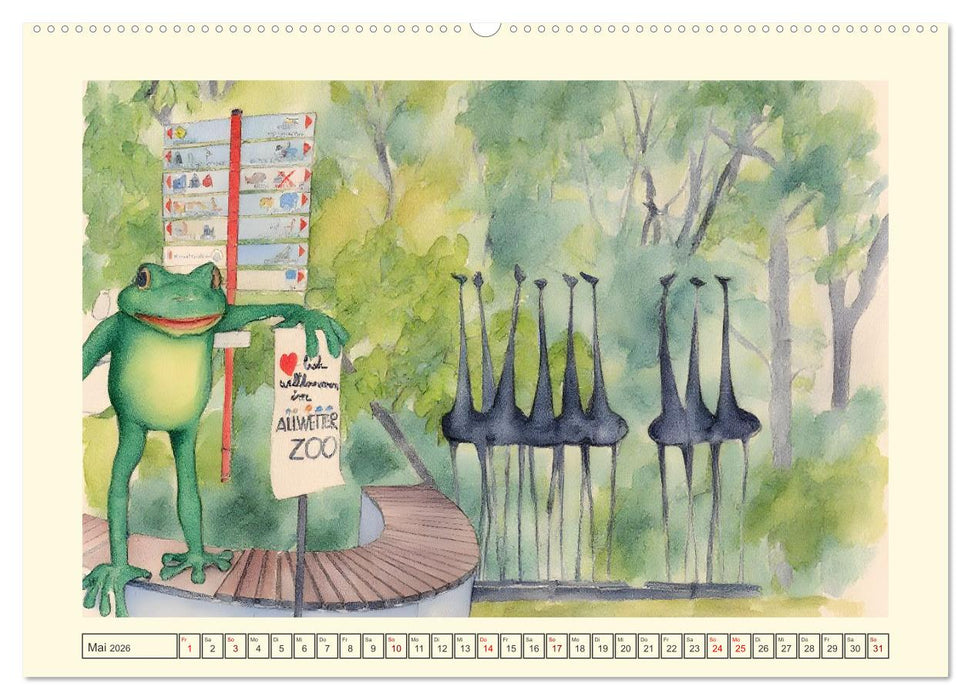 Liebenswerte Stadt Münster (CALVENDO Premium Wandkalender 2026)