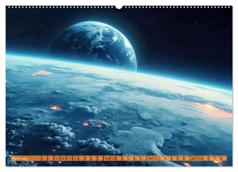 Ferne Galaxien (CALVENDO Premium Wandkalender 2026)