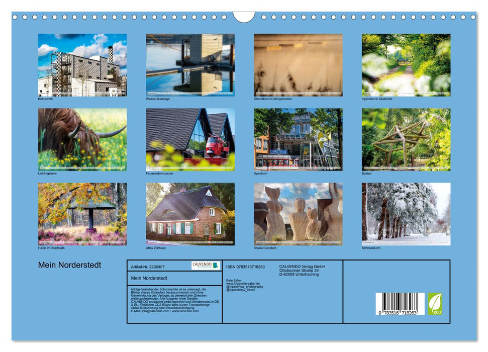 Mein Norderstedt (CALVENDO Wandkalender 2026)