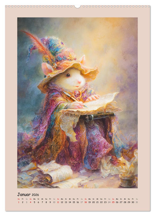 Mäusezauber. Im Reich der kleinen Wunder (CALVENDO Wandkalender 2026)