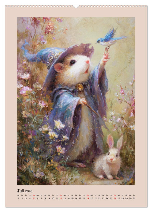 Mäusezauber. Im Reich der kleinen Wunder (CALVENDO Premium Wandkalender 2026)