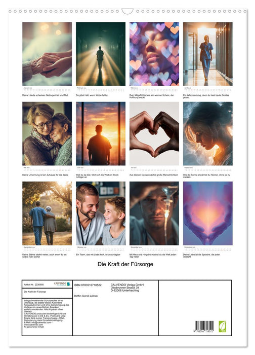 Die Kraft der Fürsorge (CALVENDO Wandkalender 2026)