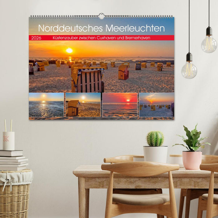 Norddeutsches Meerleuchten (CALVENDO Wandkalender 2026)