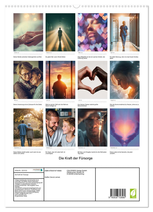 Die Kraft der Fürsorge (CALVENDO Premium Wandkalender 2026)