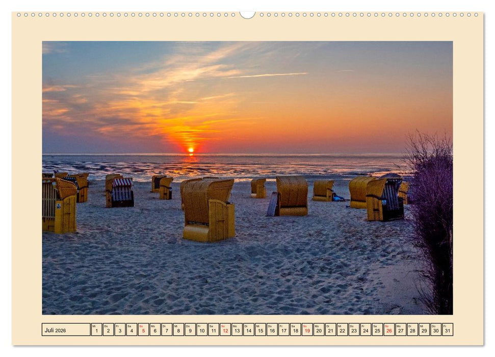 Norddeutsches Meerleuchten (CALVENDO Premium Wandkalender 2026)