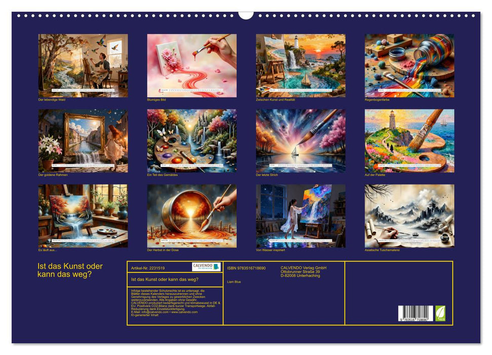 Ist das Kunst oder kann das weg? (CALVENDO Wandkalender 2026)