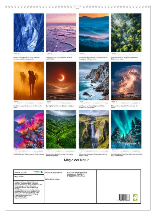 Magie der Natur (CALVENDO Wandkalender 2026)