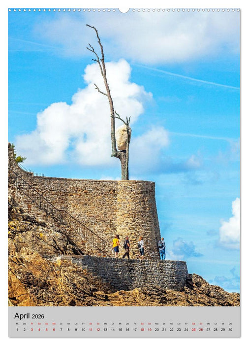 Reiseziele in der Bretagne (CALVENDO Wandkalender 2026)
