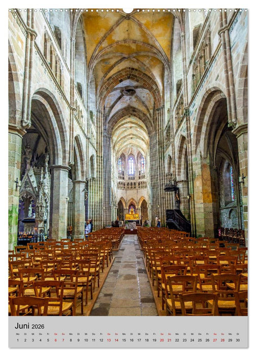 Reiseziele in der Bretagne (CALVENDO Premium Wandkalender 2026)