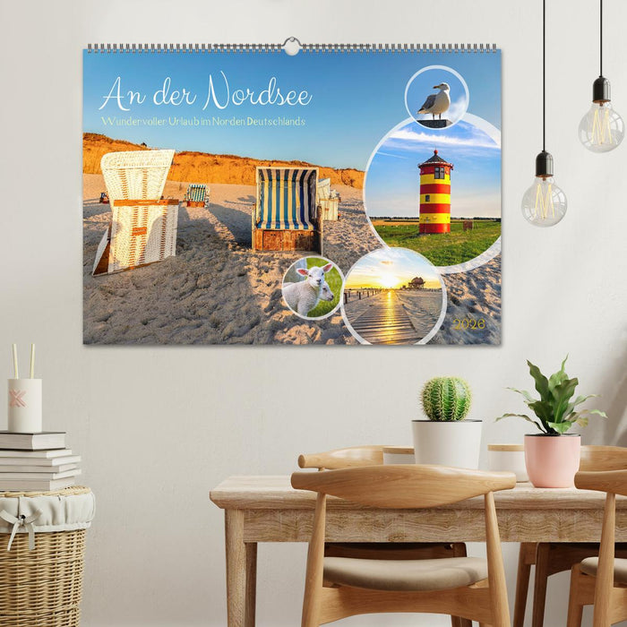 An der Nordsee, Urlaub im Norden Deutschlands (CALVENDO Wandkalender 2026)