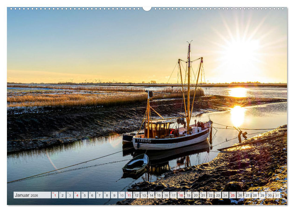 OSTFRIESLAND Wundervolle Halbinsel am Wattenmeer (CALVENDO Wandkalender 2026)
