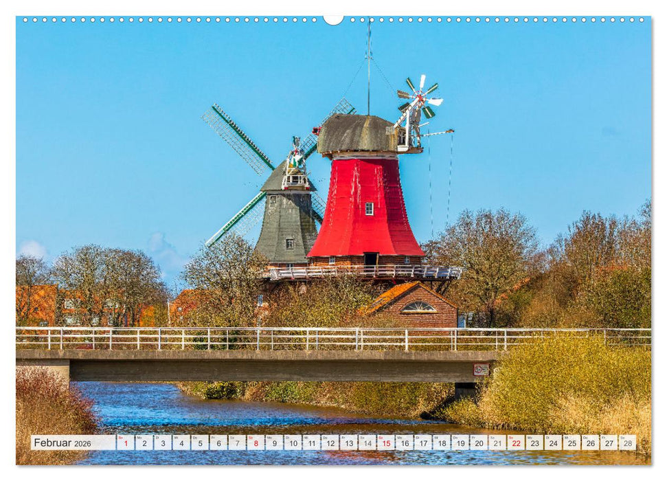 OSTFRIESLAND Wundervolle Halbinsel am Wattenmeer (CALVENDO Wandkalender 2026)