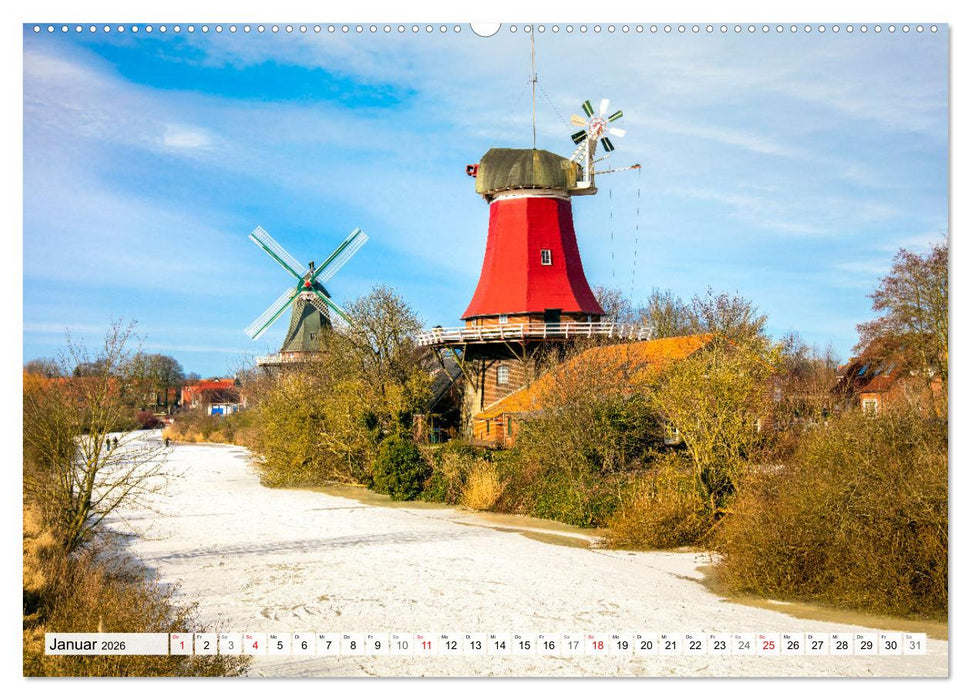 An der Nordsee, Urlaub im Norden Deutschlands (CALVENDO Premium Wandkalender 2026)