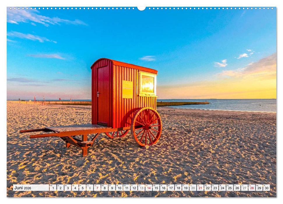 An der Nordsee, Urlaub im Norden Deutschlands (CALVENDO Premium Wandkalender 2026)