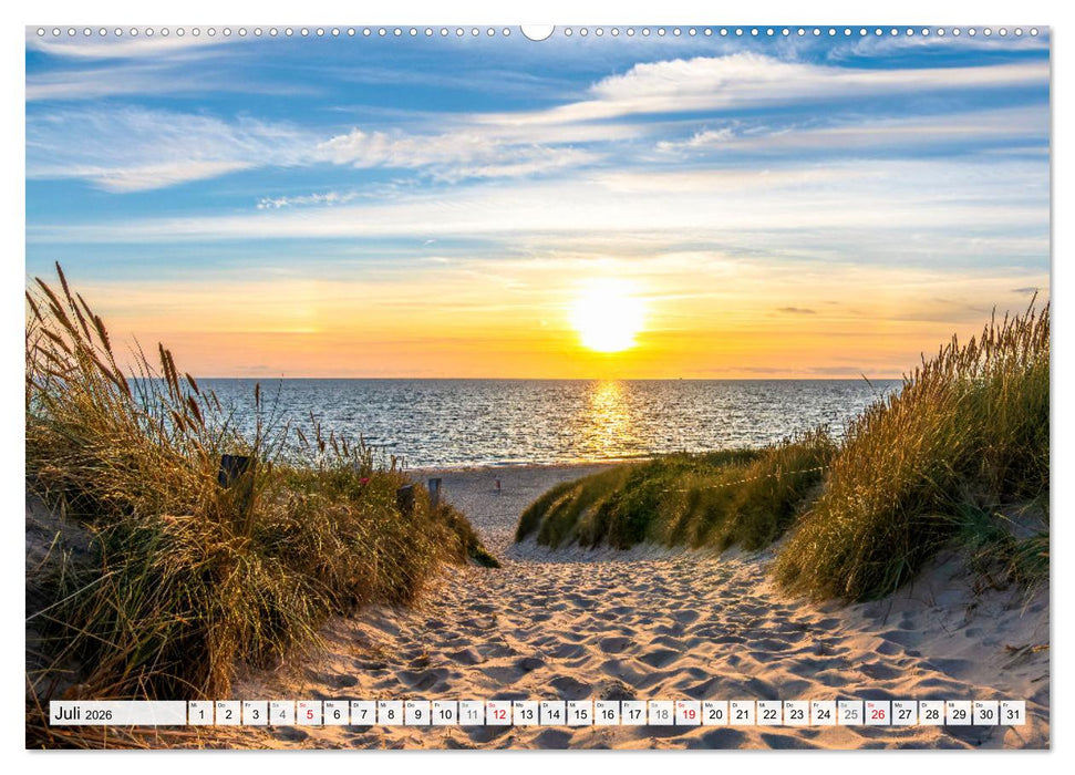 An der Nordsee, Urlaub im Norden Deutschlands (CALVENDO Premium Wandkalender 2026)