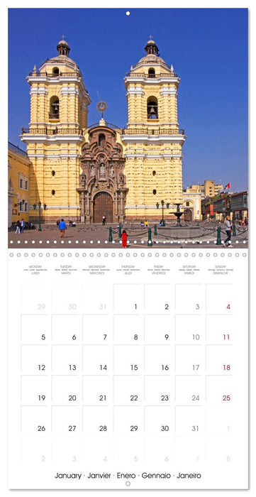 Peru - Lima - Andes - Amazon Basin (CALVENDO Monthly Calendar 2026)