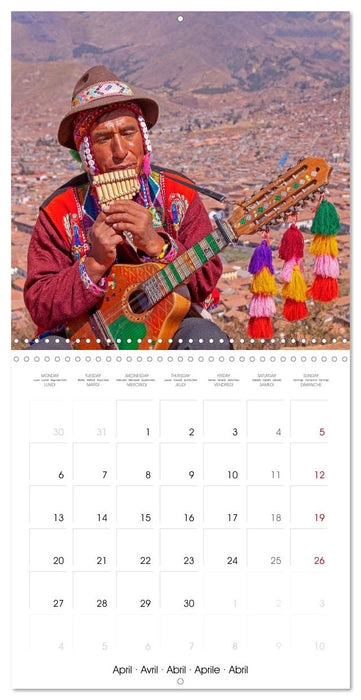 Peru - Lima - Andes - Amazon Basin (CALVENDO Monthly Calendar 2026)