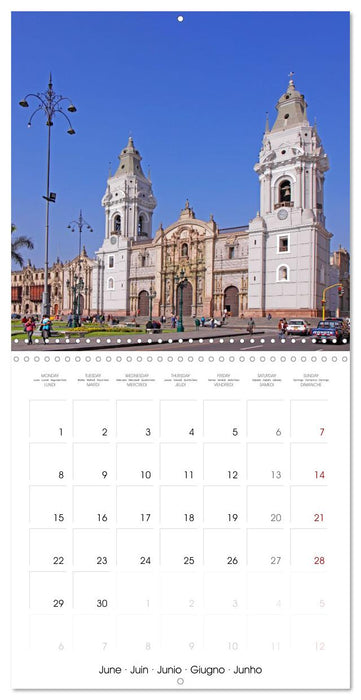 Peru - Lima - Andes - Amazon Basin (CALVENDO Monthly Calendar 2026)