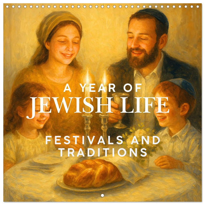 A Year of Jewish Life – Festivals and Traditions (CALVENDO Monthly Calendar 2026)