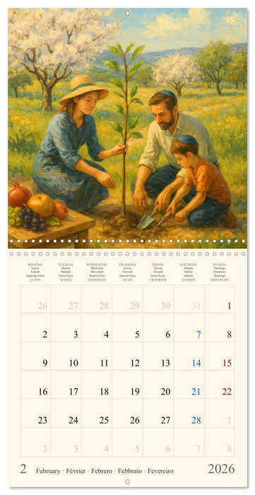A Year of Jewish Life – Festivals and Traditions (CALVENDO Monthly Calendar 2026)