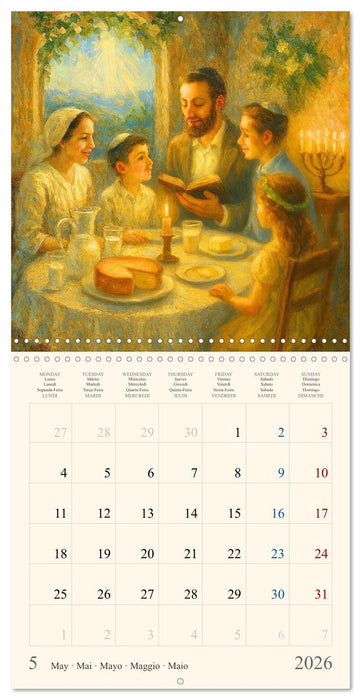A Year of Jewish Life – Festivals and Traditions (CALVENDO Monthly Calendar 2026)
