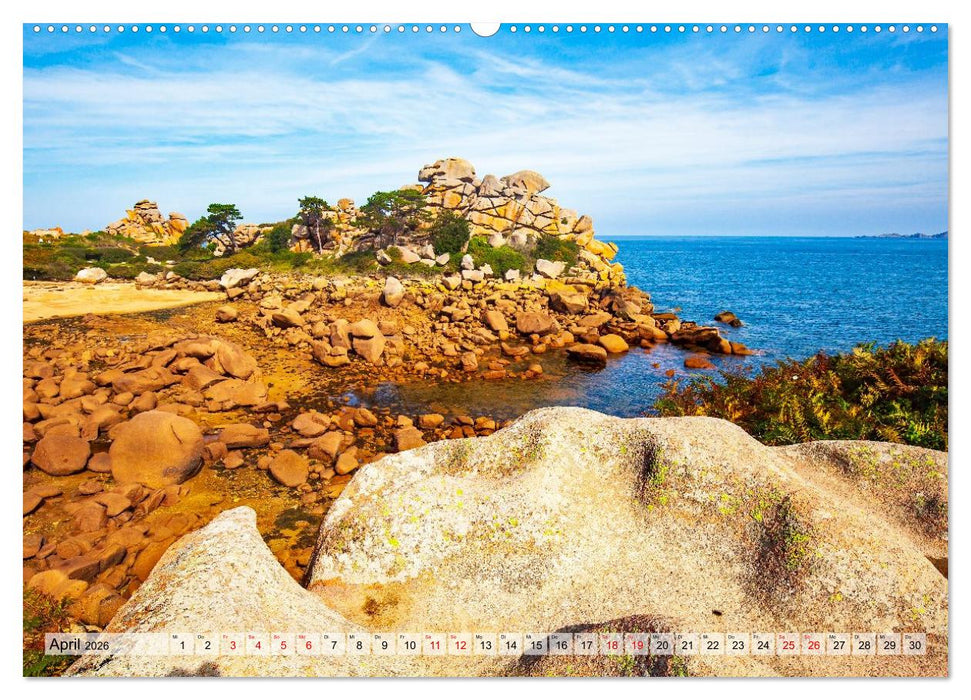 Reiseziel Bretagne (CALVENDO Wandkalender 2026)