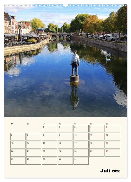 Amiens - Malerische, geschichtsträchtige Stadt (CALVENDO Premium Wandkalender 2026)