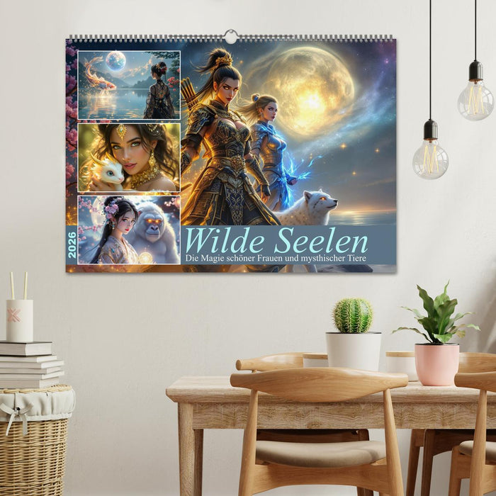 Wilde Seelen (CALVENDO Wandkalender 2026)