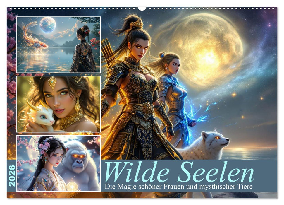 Wilde Seelen (CALVENDO Wandkalender 2026)
