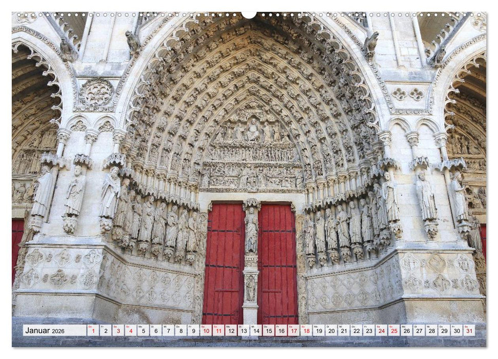 Amiens - geschichtsträchtig, malerisch, authentisch (CALVENDO Premium Wandkalender 2026)