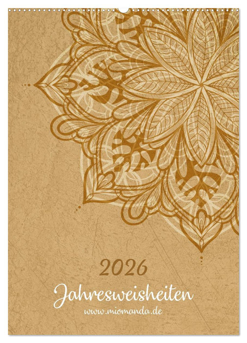 Jahresweisheiten (CALVENDO Wandkalender 2026)