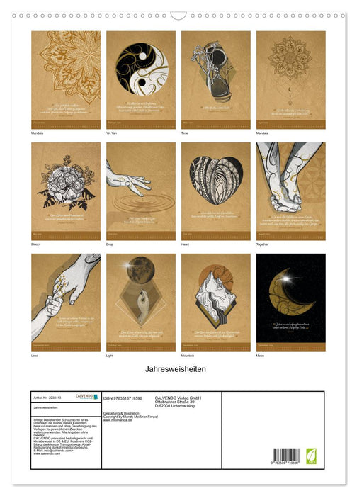 Jahresweisheiten (CALVENDO Wandkalender 2026)