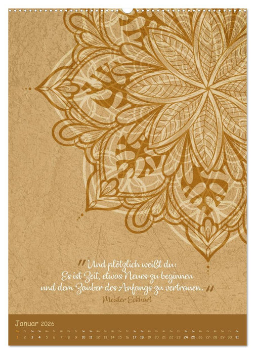 Jahresweisheiten (CALVENDO Wandkalender 2026)