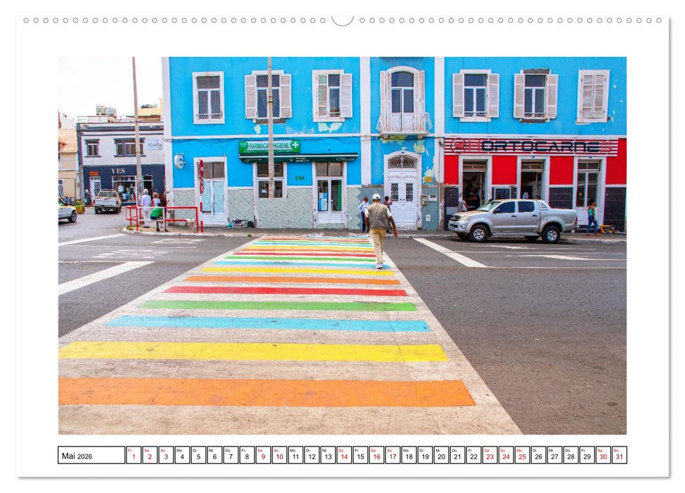 Mindelo - malerisches Reiseziel (CALVENDO Wandkalender 2026)