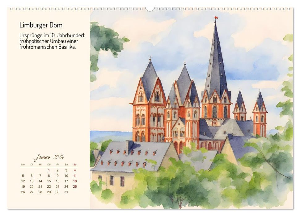 Deutschlands schönste Kirchen (CALVENDO Premium Wandkalender 2026)