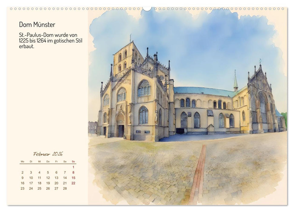 Deutschlands schönste Kirchen (CALVENDO Premium Wandkalender 2026)