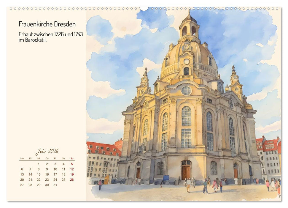 Deutschlands schönste Kirchen (CALVENDO Premium Wandkalender 2026)