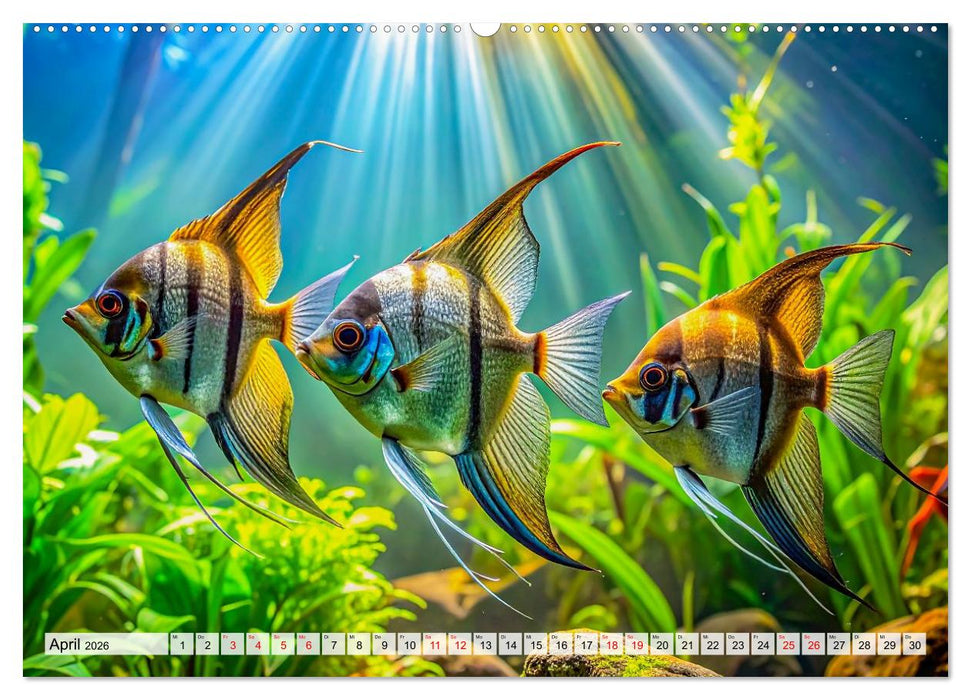 Amazonaslichter. Farben der Tiefe (CALVENDO Wandkalender 2026)