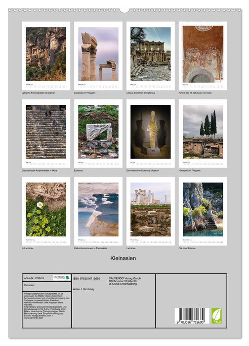 Kleinasien (CALVENDO Premium Wandkalender 2026)