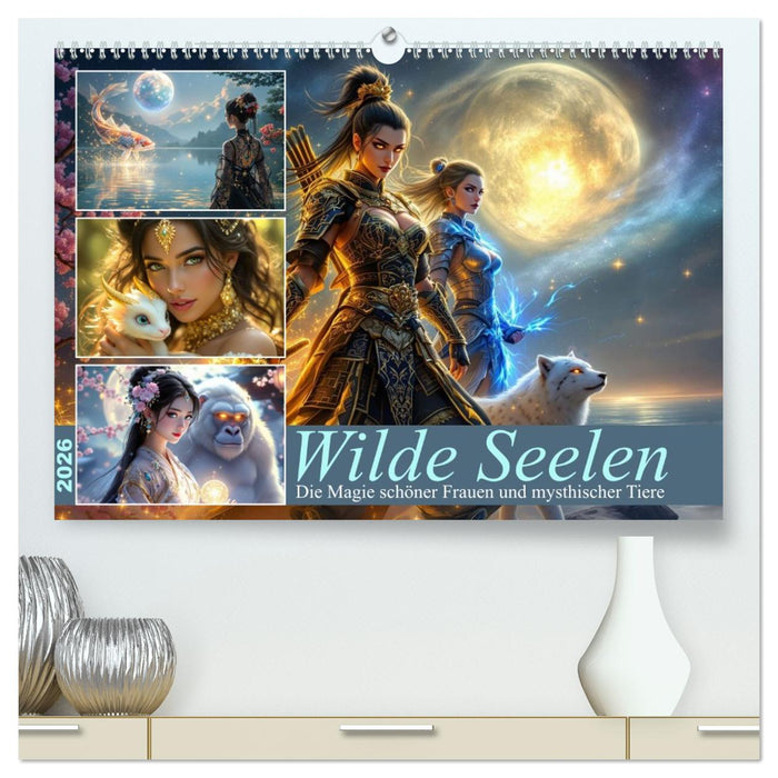Wilde Seelen (CALVENDO Premium Wandkalender 2026)