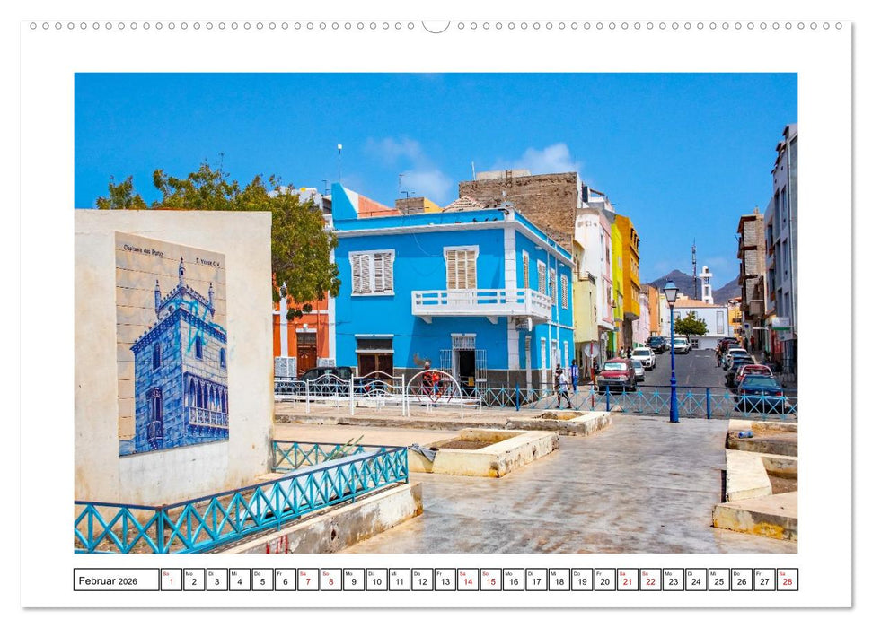 Mindelo - malerisches Reiseziel (CALVENDO Premium Wandkalender 2026)