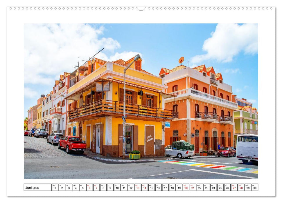 Mindelo - malerisches Reiseziel (CALVENDO Premium Wandkalender 2026)