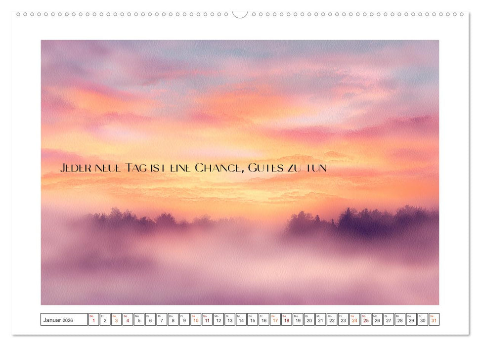 Zeit für Dankbarkeit - Pflege mit Herz (CALVENDO Premium Wandkalender 2026)