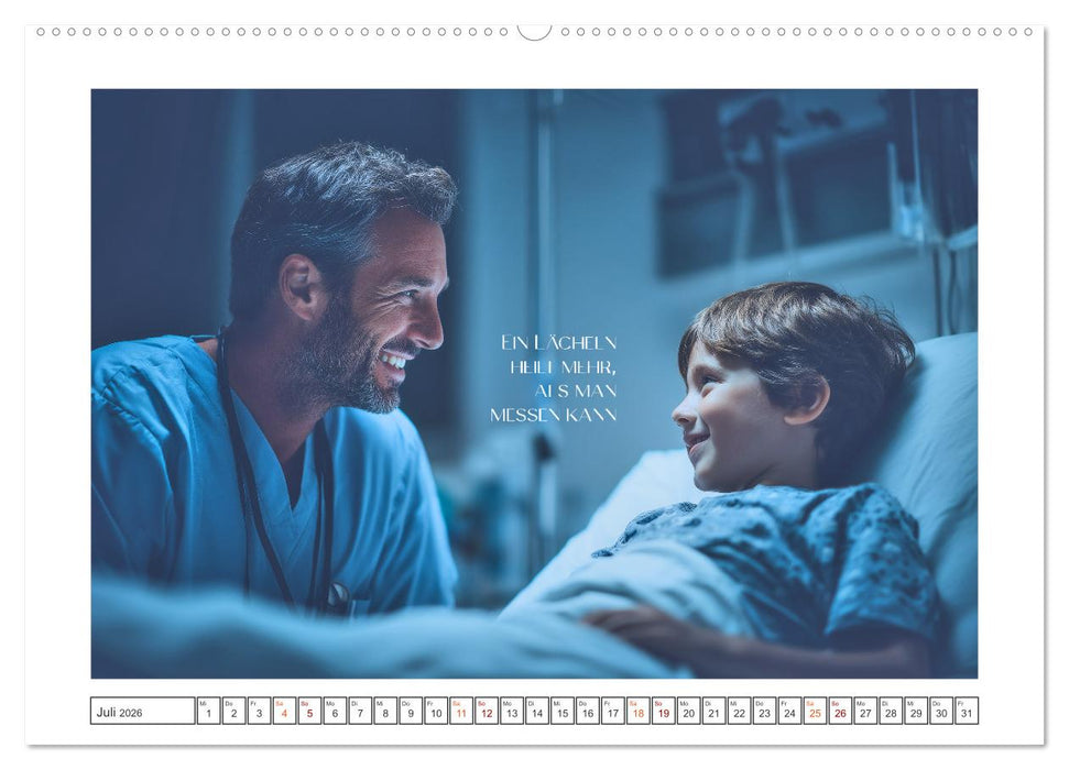 Zeit für Dankbarkeit - Pflege mit Herz (CALVENDO Premium Wandkalender 2026)