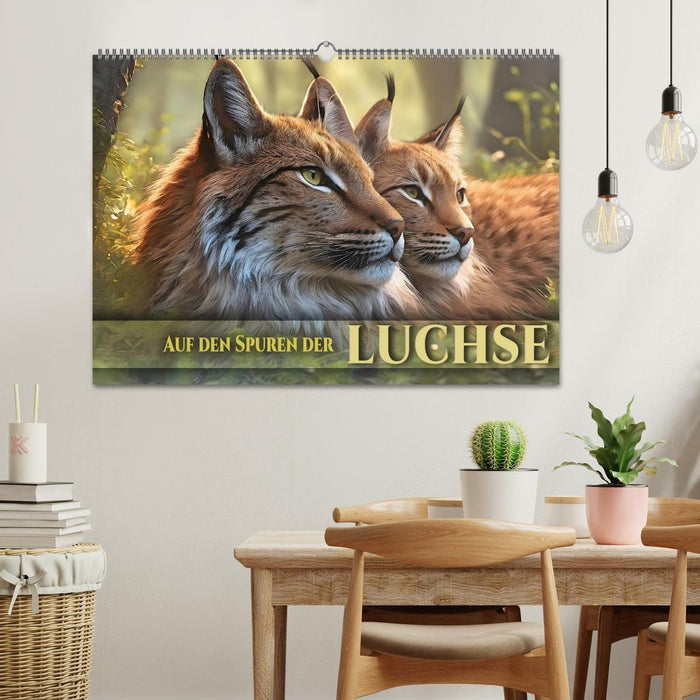 Auf den Spuren der Luchse (CALVENDO Wandkalender 2026)