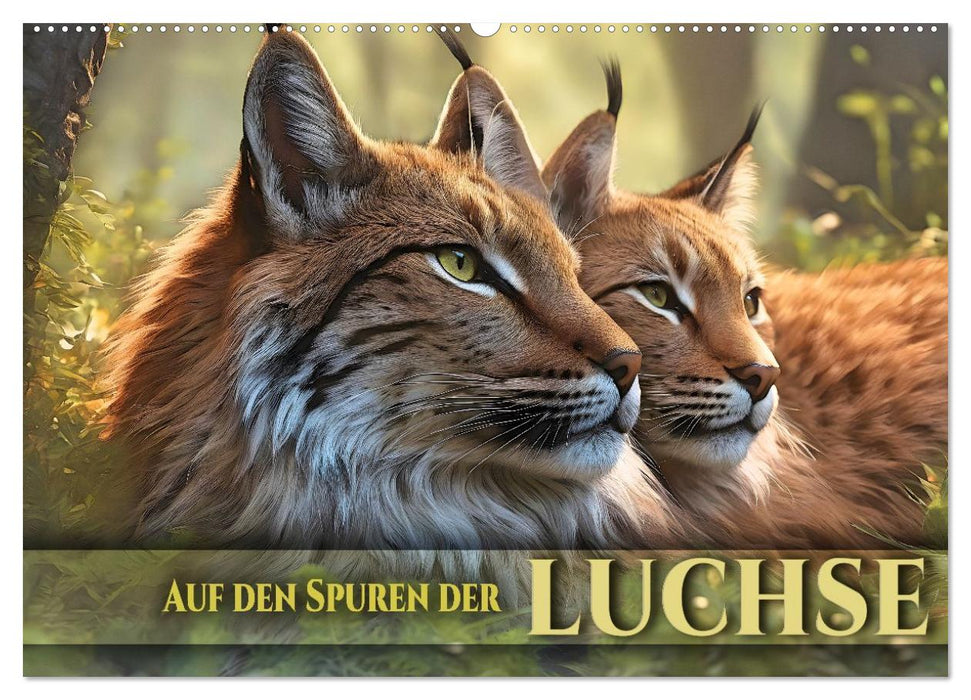 Auf den Spuren der Luchse (CALVENDO Wandkalender 2026)