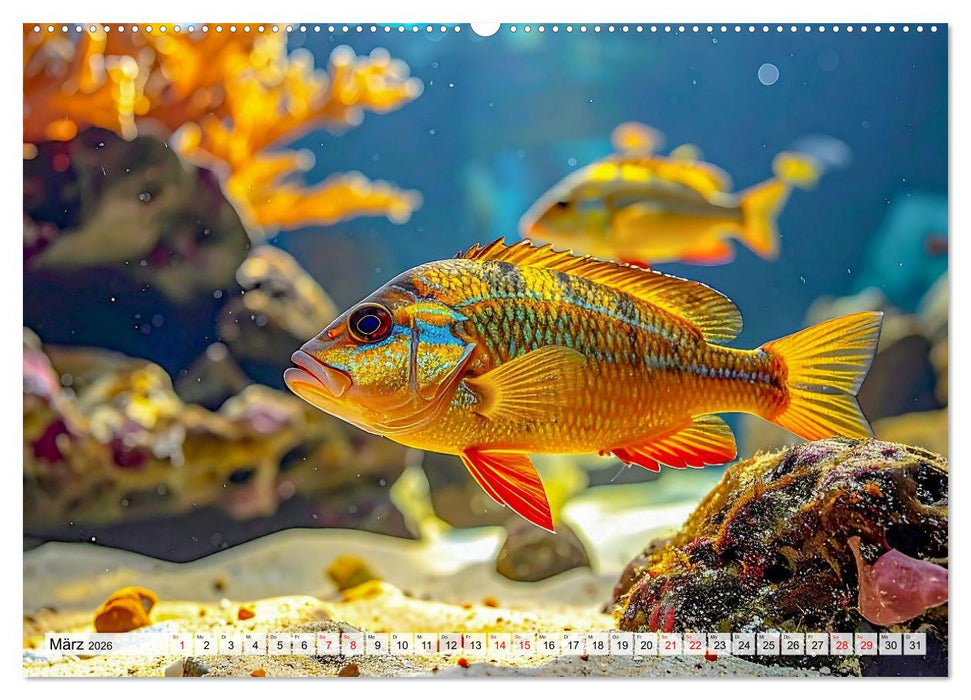 Amazonaslichter. Farben der Tiefe (CALVENDO Premium Wandkalender 2026)